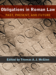 Cover image for Obligations in Roman Law: Past, Present, and Future