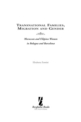 Cover image for Transnational families, migration and gender: Moroccan and Filipino women in Bologna and Barcelona