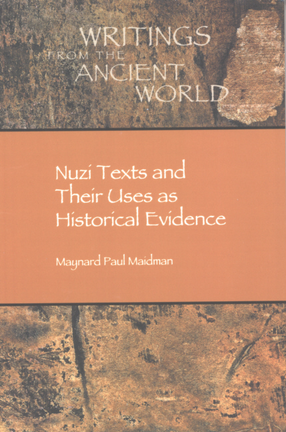Cover image for Nuzi texts and their uses as historical evidence