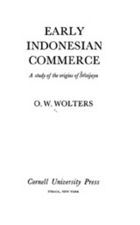 Cover image for Early Indonesian commerce: a study of the origins of Śrīvijaya