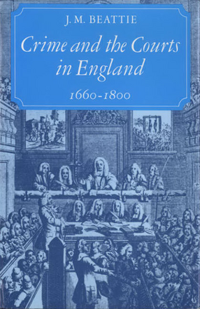 Cover image for Crime and the courts in England, 1660-1800