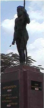 Statue of Allúri Sítárámaráju.