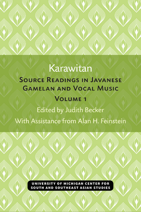 Cover image for Karawitan: Source Readings in Javanese Gamelan and Vocal Music, Volume 1