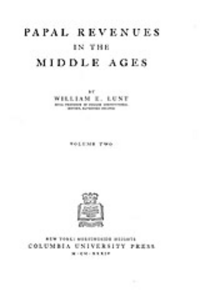 Cover image for Papal revenues in the Middle Ages, Vol. 2