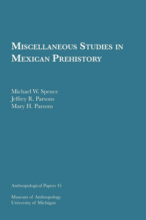 Cover image for Miscellaneous Studies in Mexican Prehistory