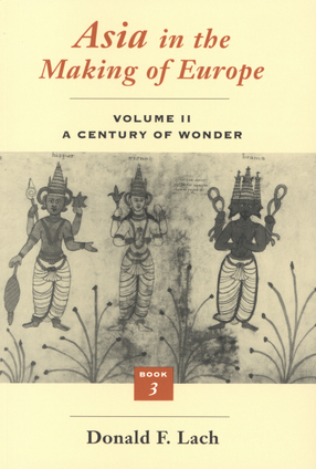 Cover image for Asia in the making of Europe, Vol. 2, Book 3