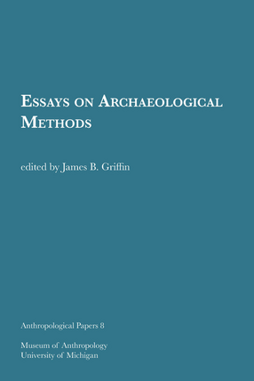 Cover image for Essays on Archaeological Methods