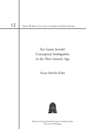 Cover image for Are Genes Jewish? Conceptual Ambiguities in the New Genetic Age