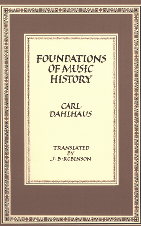 Cover image for Foundations of music history