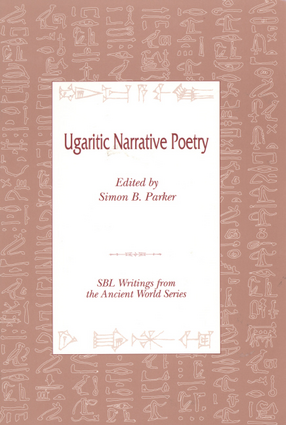 Cover image for Ugaritic narrative poetry