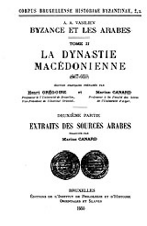 Cover image for Byzance et les Arabes, Vol. 2, Book 2