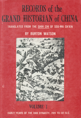 Cover image for Records of the grand historian of China, Vol. 1