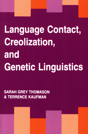 Cover image for Language contact, creolization, and genetic linguistics