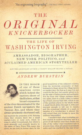 Cover image for The original knickerbocker: the life of Washington Irving
