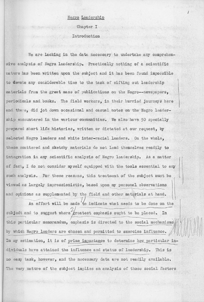 First page of the master document.