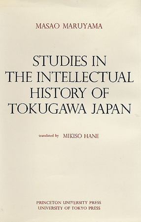 Cover image for Studies in the intellectual history of Tokugawa Japan