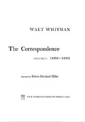 Cover image for The correspondence, Vol. 5