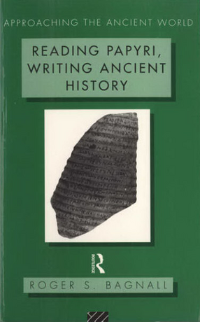 Cover image for Reading papyri, writing ancient history