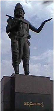 Statue of Annamáchárya.
