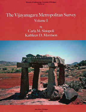 Cover image for The Vijayanagara Metropolitan Survey, Vol. 1