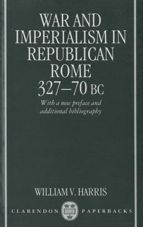 Cover image for War and imperialism in Republican Rome, 327-70 B.C.