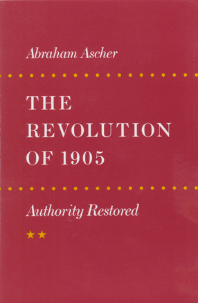 Cover image for The Revolution of 1905, Vol. 2