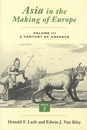 Cover image for Asia in the making of Europe, Vol. 3, Book 2