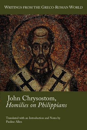 Cover image for John Chrysostom, Homilies on Philippians