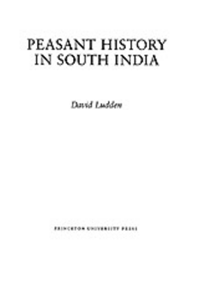 Cover image for Peasant history in South India