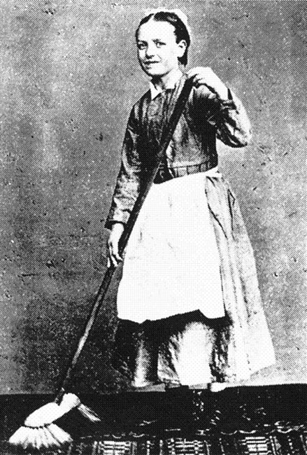 Florence Holder as a servant (August 5, 1874).