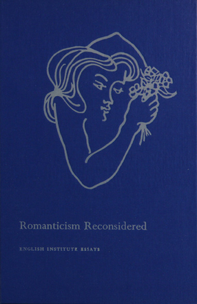 Cover image for Romanticism reconsidered: selected papers from the English Institute