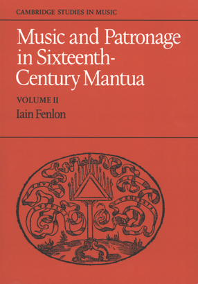 Cover image for Music and patronage in sixteenth-century Mantua