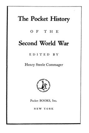 Cover image for The pocket history of the Second World War