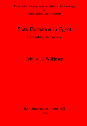 Cover image for State Formation in Egypt: Chronology and society