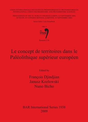 Cover image for Le concept de territoires dans le Paléolithique supérieur européen: Vol.3, Session C16