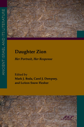 Cover image for Daughter Zion: her portrait, her response
