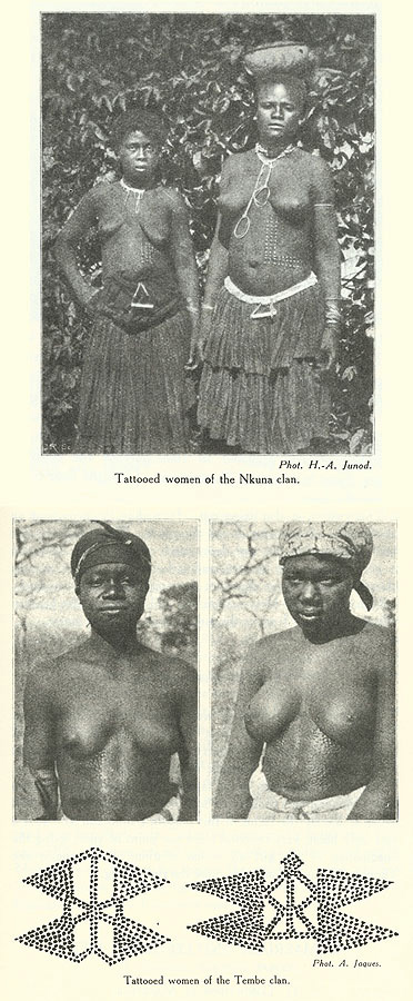 Source: Upper photo: Henri A. Junod, The Life of a South African Tribe (Neuchatel: Imprimerie Attinger Frères, 1912), 1:181. Lower photo: Henri A. Junod, The Life of a South African Tribe (New York: University Books, 1962), 1:181.