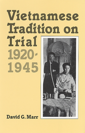 Cover image for Vietnamese tradition on trial, 1920-1945