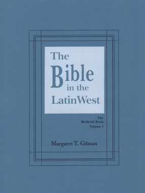 Cover image for The Bible in the Latin West