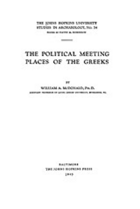 Cover image for The political meeting places of the Greeks