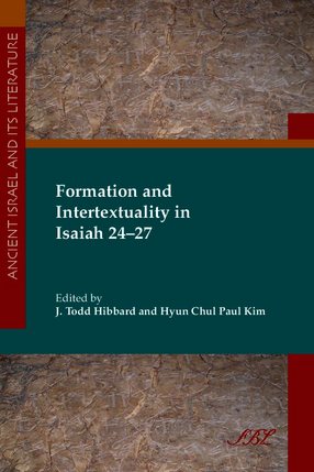 Cover image for Formation and intertextuality in Isaiah 24-27