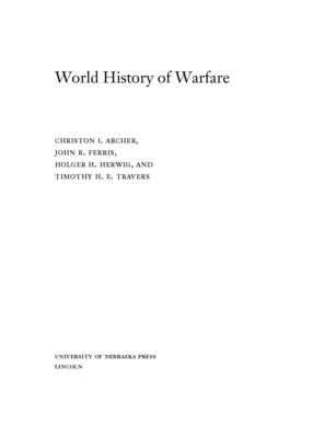 Cover image for World history of warfare