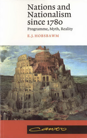 Cover image for Nations and nationalism since 1780: programme, myth, reality