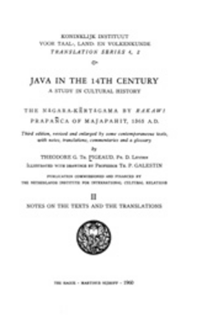 Cover image for Java in the 14th century: a study in cultural history : the Nāgara-Kĕrtāgama by Rakawi Prapañca of Majapahit, 1365 A.D., Vol. 2