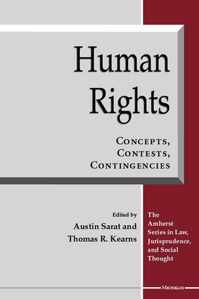 Cover image for Human Rights: Concepts, Contests, Contingencies
