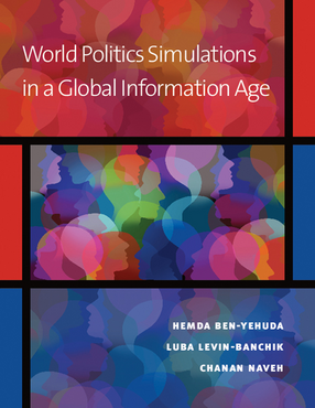 Cover image for World Politics Simulations in a Global Information Age