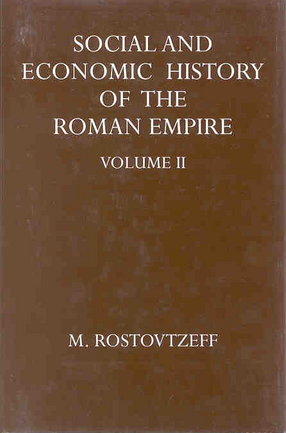Cover image for The social and economic history of the Roman Empire, Vol. 2