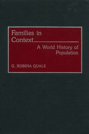 Cover image for Families in context: a world history of population