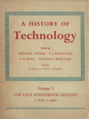 Cover image for A history of technology, Vol. 5