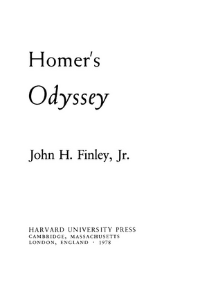 Cover image for Homer&#39;s <em>Odyssey</em>